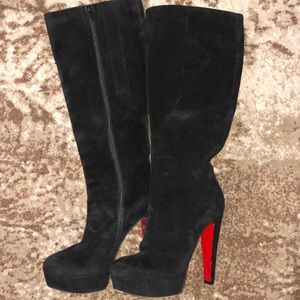Christian Louboutin platform boots